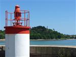 Paimpol : la balise d'entrée du port