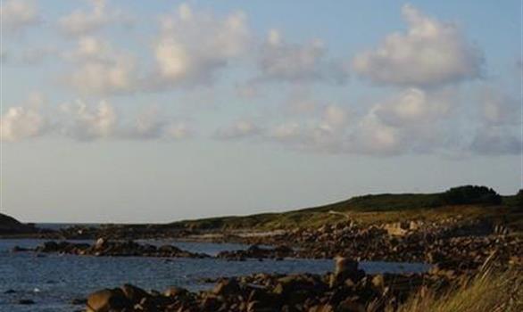 Plages et dunes de Landrellec à Pleumeur Bodou sur la Côte de Granit Rose - Stereden, Village de Chalets