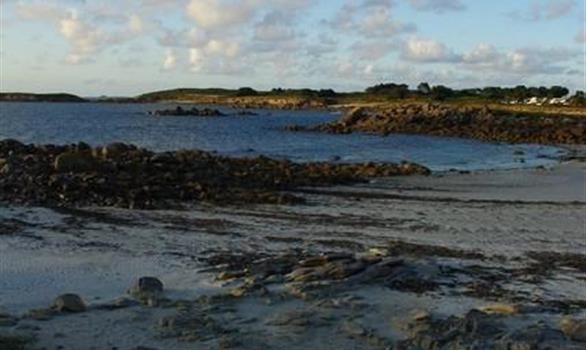 Plages et dunes de Landrellec à Pleumeur Bodou sur la Côte de Granit Rose - Stereden, Village de Chalets