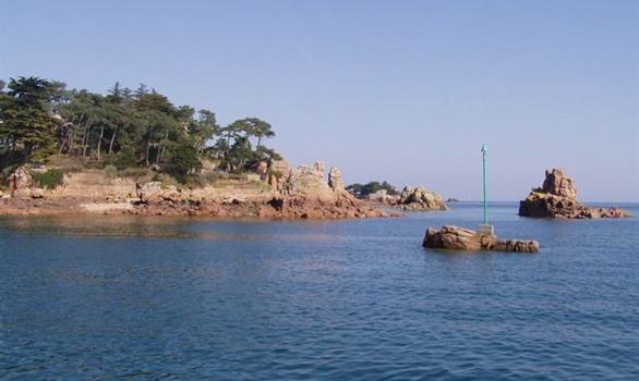 Ile de Bréhat dans les Côtes d'Armor - Stereden, Village de Chalets