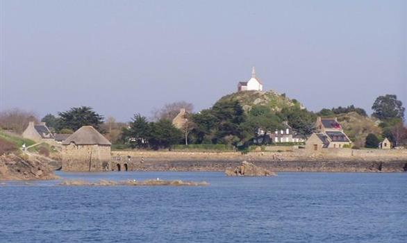 Ile de Bréhat dans les Côtes d'Armor - Stereden, Village de Chalets