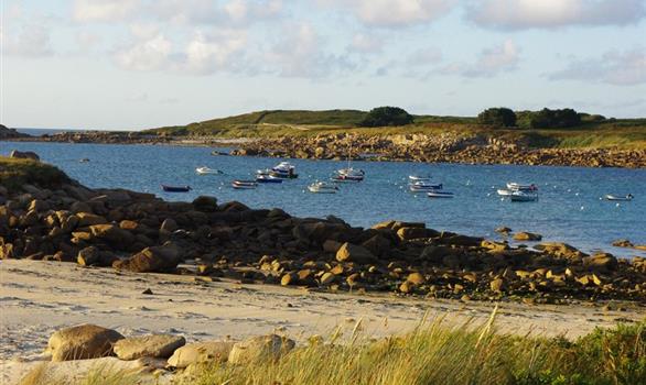 Pleumeur-Bodou : paysage de bord de mer - Stereden, Village de Chalets