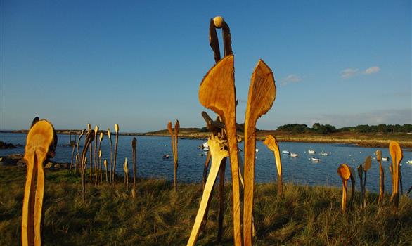 Festival Landart en Bretagne grandes marées septembre - Stereden, Village de Chalets