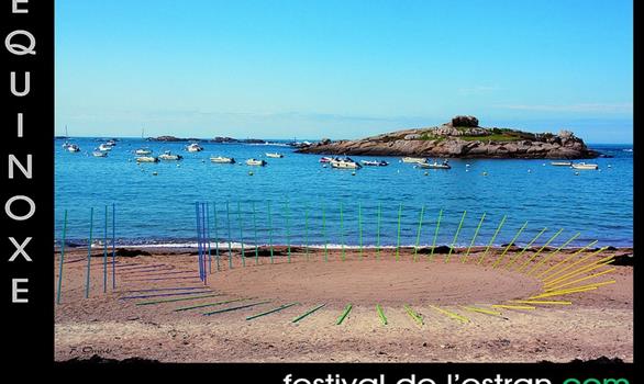 Festival Landart en Bretagne grandes marées septembre - Stereden, Village de Chalets