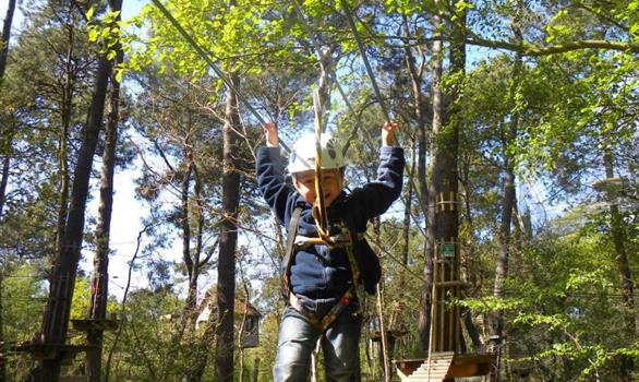 Ponts, escalades, et aventures en forêt ! - Stereden, Village de Chalets