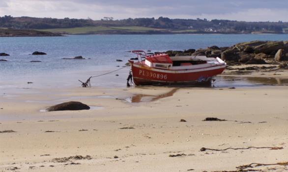 Grandes marées en Bretagne : Pleumeur-Bodou, plages de Landrellec - Stereden, Village de Chalets