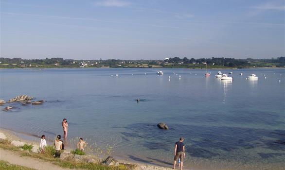 Grandes marées en Bretagne : Pleumeur-Bodou, Landrellec - Stereden, Village de Chalets