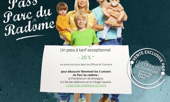 Pass Famille Parc du Radôme - Stereden, Village de Chalets