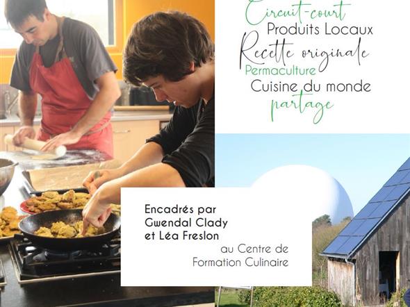 Stage cuisine bio centre de formation culinaire Pleumeur-Bodou - Stereden, Village de Chalets