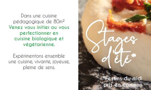 stages été cuisine bio & végétarienne  - Stereden, Village de Chalets