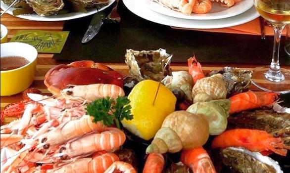 Plateau de fruits de mer, en direct des viviers  - Stereden, Village de Chalets