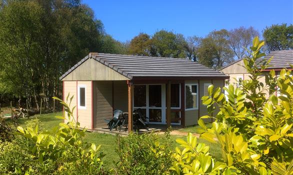 Chalet rouge 5 personnes, vue extérieure - Stereden, Village de Chalets