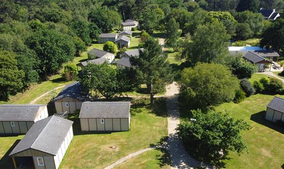 Le parc de Stereden vue par drône en juin 2022 - Stereden, Village de Chalets
