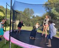 Défoulement dans le trampoline